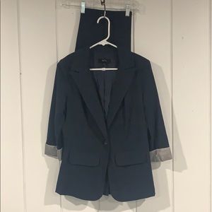 Blue Suit Jacket and Pants